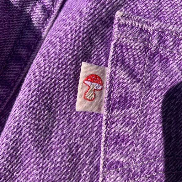 Purple High Rise Levi’s Fresh w Mushroom Tab - Picture 5 of 16